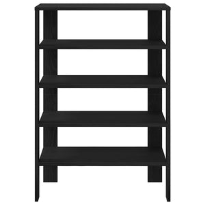 Ράφι παπουτσιών  Μαύρο 61x32x87,5 cm Κατασκευασμένο ξύλο