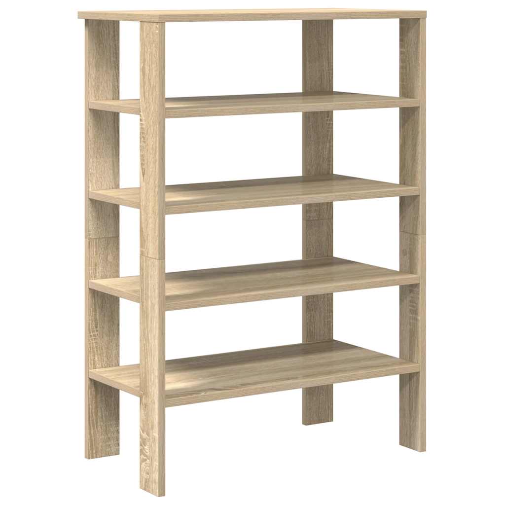 Ράφι παπουτσιών  Sonoma Oak 61x32x87,5 cm Κατασκευασμένο ξύλο