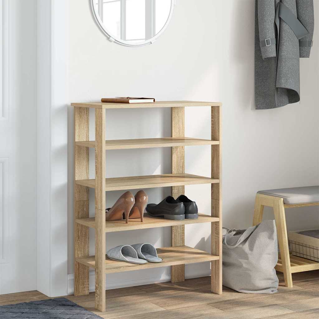 Ράφι παπουτσιών  Sonoma Oak 61x32x87,5 cm Κατασκευασμένο ξύλο
