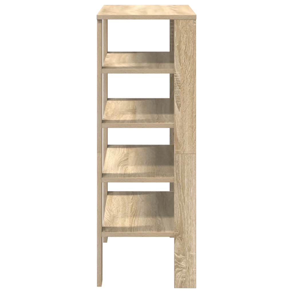 Ράφι παπουτσιών  Sonoma Oak 61x32x87,5 cm Κατασκευασμένο ξύλο