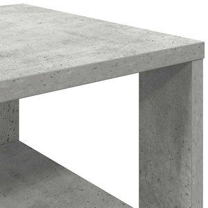 Ράφι παπουτσιών  Γκρι μπετόν 61x32x87,5 cm Κατασκευασμένο ξύλο