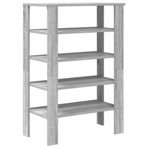 Ράφι παπουτσιών  Γκρι Sonoma 61x32x87,5 cm Κατασκευασμένο ξύλο