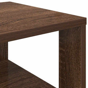 Ράφι παπουτσιών καφέ δρυς 61x32x87,5 cm Κατασκευασμένο ξύλο