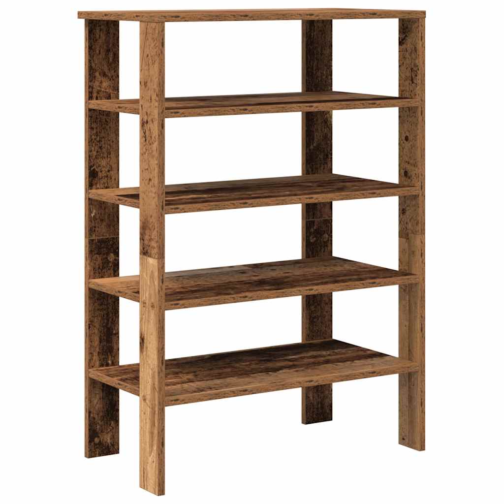 Ράφι παπουτσιών  Παλιό ξύλο 61x32x87,5 cm Κατασκευασμένο ξύλο