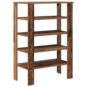 Ράφι παπουτσιών  Παλιό ξύλο 61x32x87,5 cm Κατασκευασμένο ξύλο