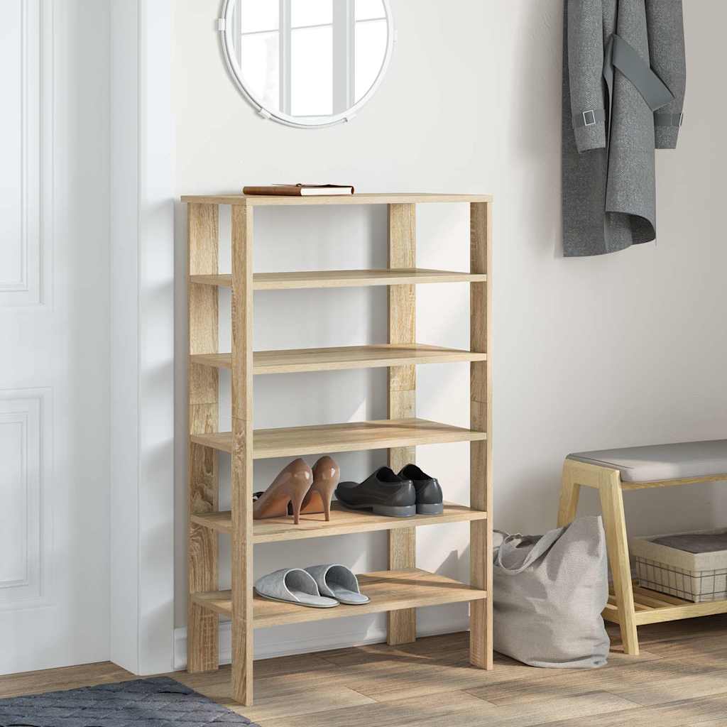 Παπουτσοθήκη Sonoma Δρυς 61x32x105 εκ. Επεξεργασμένο Ξύλο