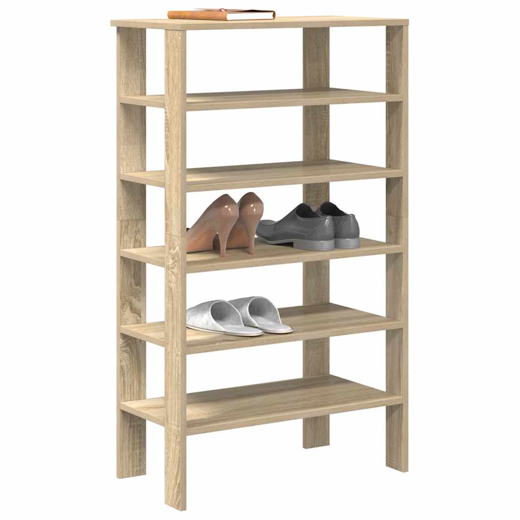 Παπουτσοθήκη Sonoma Δρυς 61x32x105 εκ. Επεξεργασμένο Ξύλο