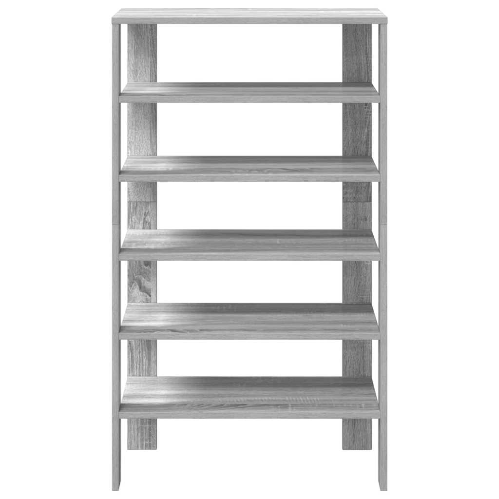 Ράφι παπουτσιών  Γκρι Sonoma 61x32x105 cm Κατασκευασμένο ξύλο