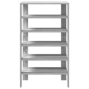 Ράφι παπουτσιών  Γκρι Sonoma 61x32x105 cm Κατασκευασμένο ξύλο