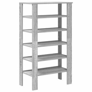 Ράφι παπουτσιών  Γκρι Sonoma 61x32x105 cm Κατασκευασμένο ξύλο