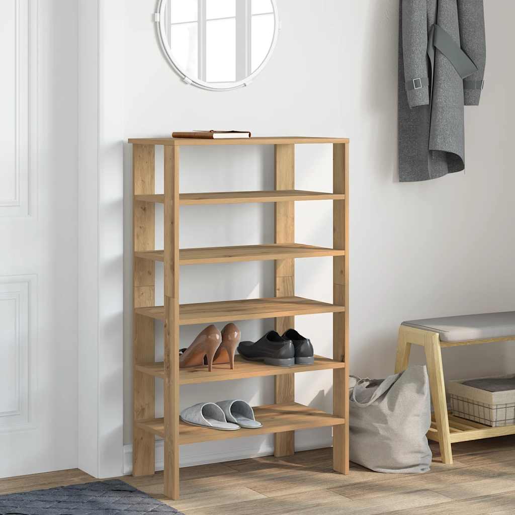 Ράφι παπουτσιών  Artisan Oak 61x32x105 cm Κατασκευασμένο ξύλο