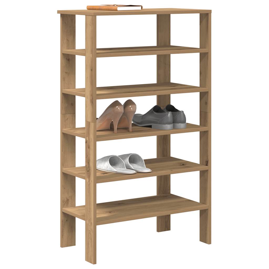 Ράφι παπουτσιών  Artisan Oak 61x32x105 cm Κατασκευασμένο ξύλο