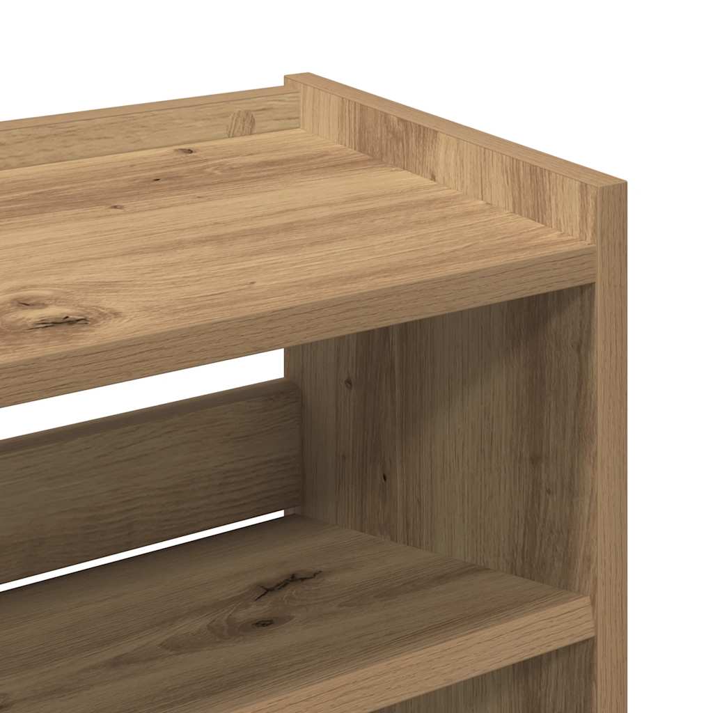 Ράφι παπουτσιών  Artisan Oak 60x25x100 cm Κατασκευασμένο ξύλο