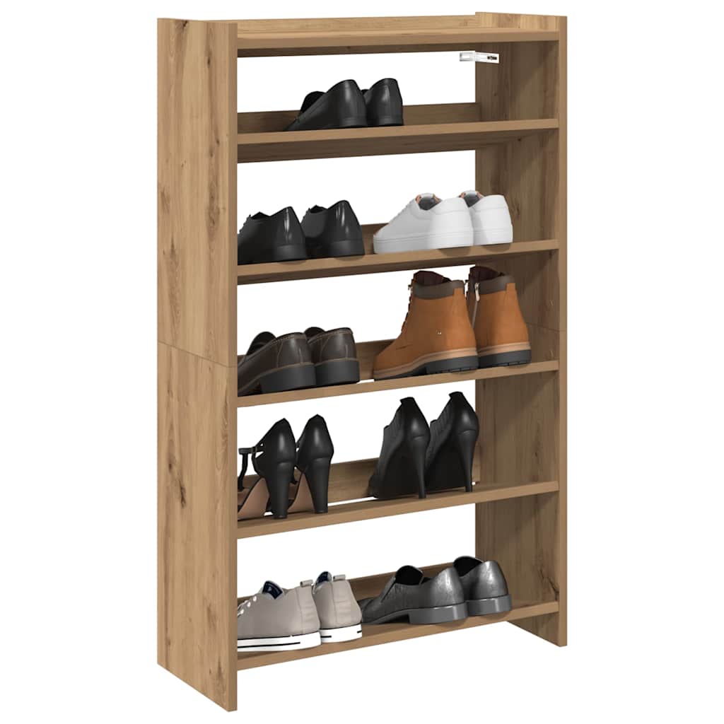 Ράφι παπουτσιών  Artisan Oak 60x25x100 cm Κατασκευασμένο ξύλο