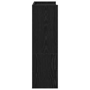 Ράφι παπουτσιών  Μαύρο 60x25x81 cm Κατασκευασμένο ξύλο - Pakobazaar