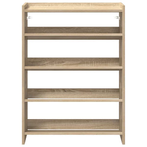 Ράφι παπουτσιών  Sonoma Oak 60x25x81 cm Κατασκευασμένο ξύλο