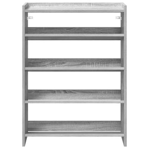 Ράφι παπουτσιών  Γκρι Sonoma 60x25x81 cm Κατασκευασμένο ξύλο