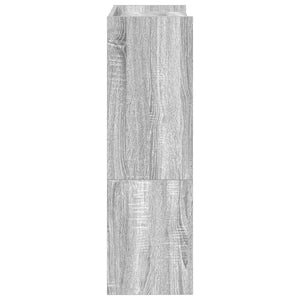 Ράφι παπουτσιών  Γκρι Sonoma 60x25x81 cm Κατασκευασμένο ξύλο