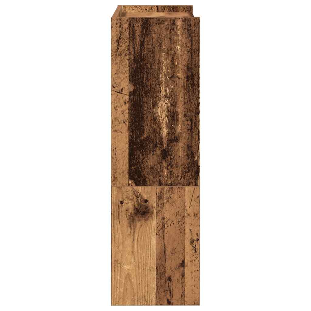 Ράφι παπουτσιών  Παλιό ξύλο 60x25x81 cm Κατασκευασμένο ξύλο
