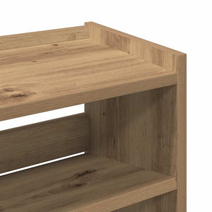 Ράφι παπουτσιών  Artisan Oak 60x25x81 cm Κατασκευασμένο ξύλο