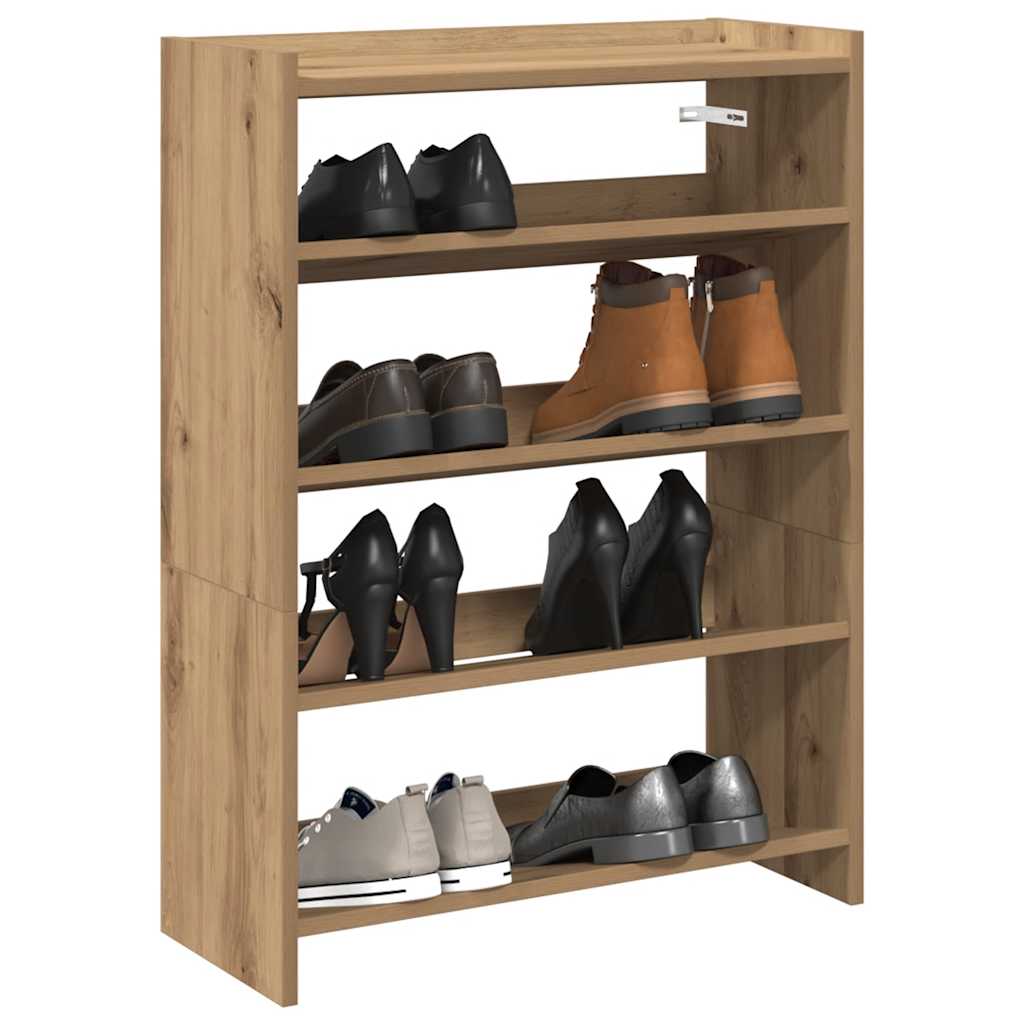 Ράφι παπουτσιών  Artisan Oak 60x25x81 cm Κατασκευασμένο ξύλο