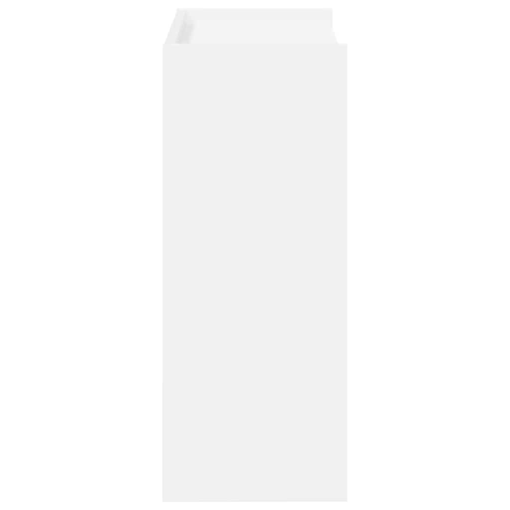 Ράφι παπουτσιών  Λευκό 60x25x62 cm Κατασκευασμένο ξύλο