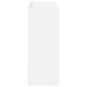 Ράφι παπουτσιών  Λευκό 60x25x62 cm Κατασκευασμένο ξύλο