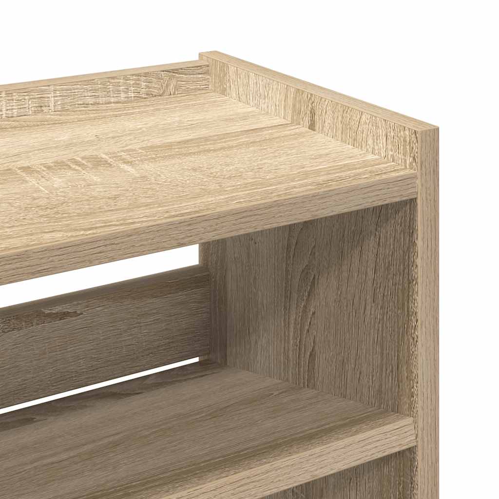 Ράφι παπουτσιών  Sonoma Oak 60x25x62 cm Κατασκευασμένο ξύλο
