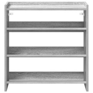 Ράφι παπουτσιών  Γκρι Sonoma 60x25x62 cm Κατασκευασμένο ξύλο - Pakobazaar