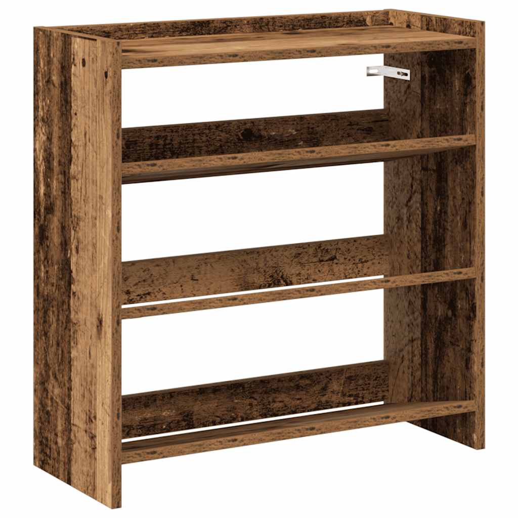 Ράφι παπουτσιών  Παλιό ξύλο 60x25x62 cm Κατασκευασμένο ξύλο - Pakobazaar
