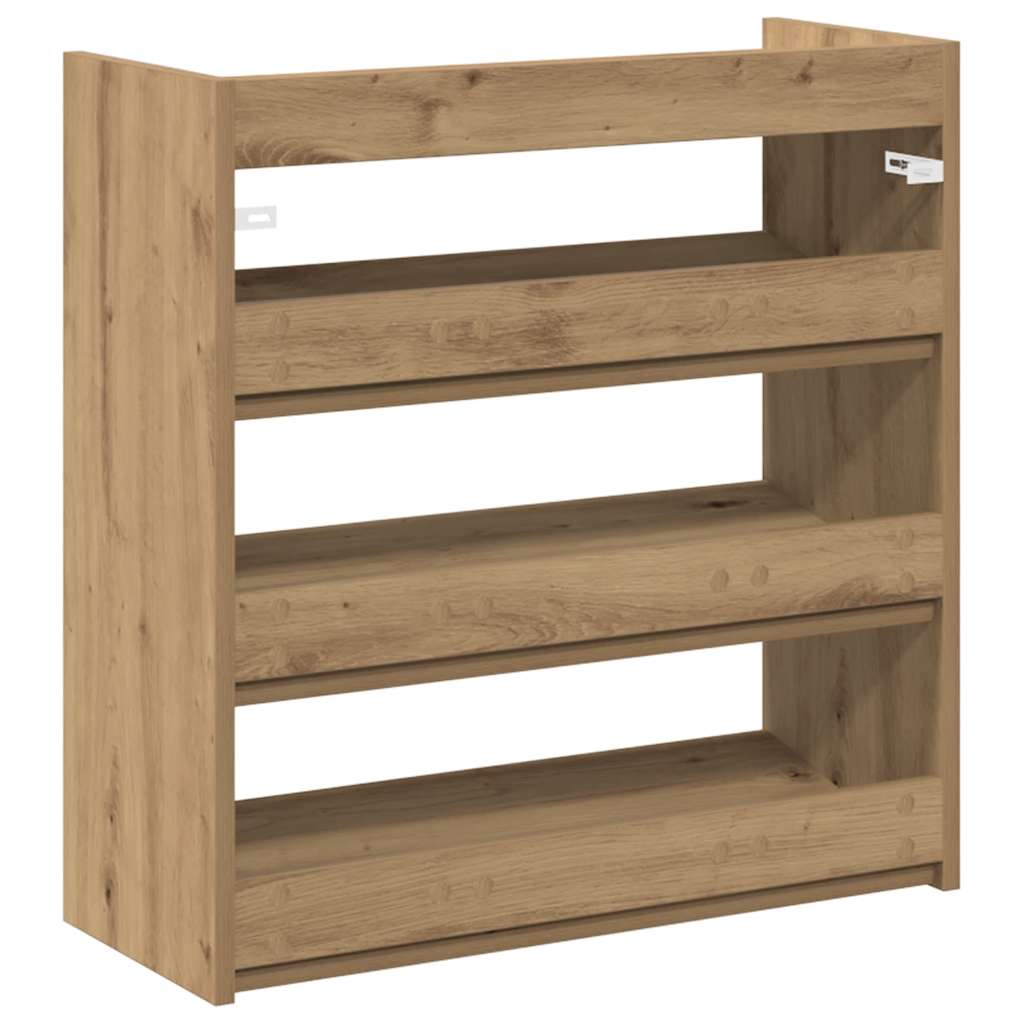 Ράφι παπουτσιών  Artisan Oak 60x25x62 cm Κατασκευασμένο ξύλο