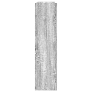 Ράφι παπουτσιών  Γκρι Sonoma 80x25x100 cm Κατασκευασμένο ξύλο
