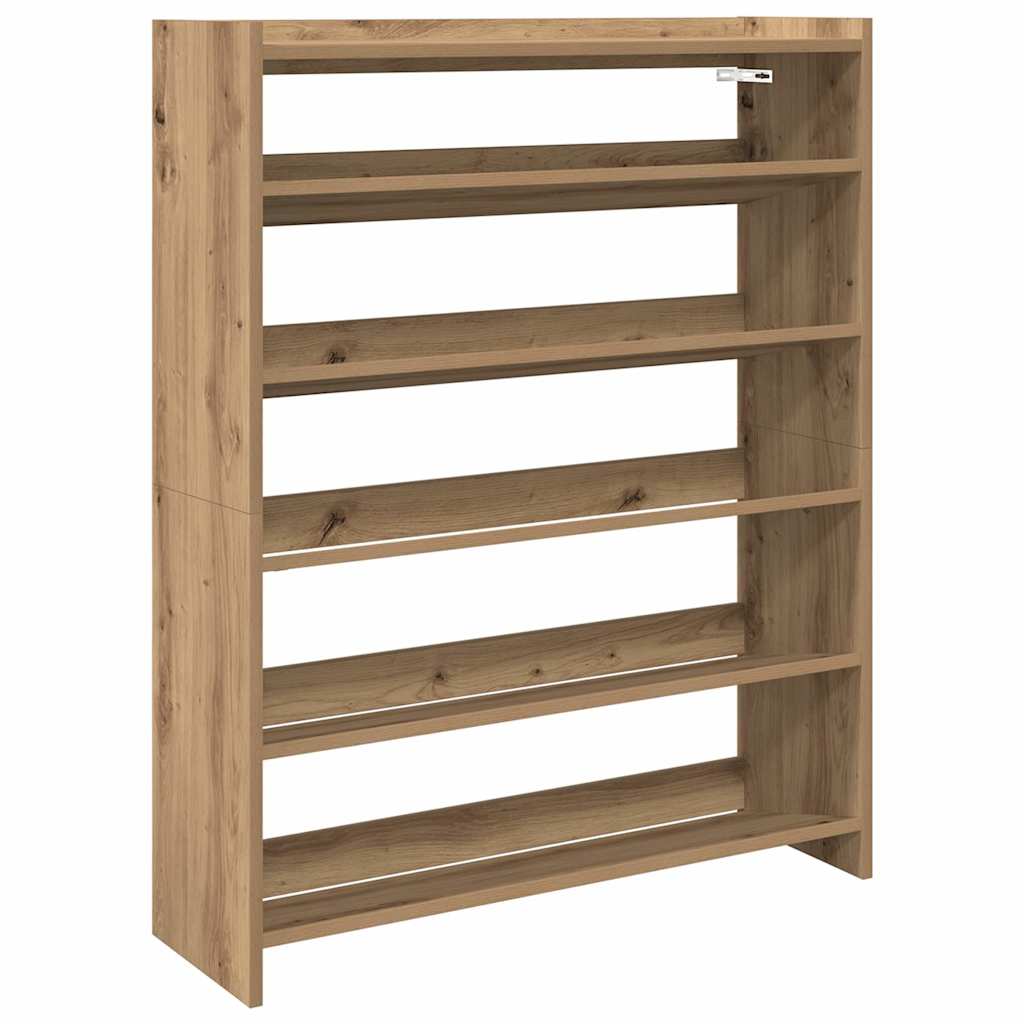 Ράφι παπουτσιών  Artisan Oak 80x25x100 cm Κατασκευασμένο ξύλο