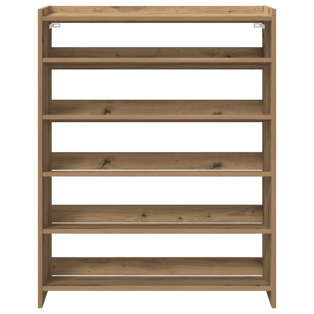 Ράφι παπουτσιών  Artisan Oak 80x25x100 cm Κατασκευασμένο ξύλο