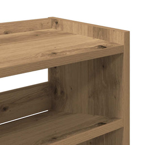 Ράφι παπουτσιών  Artisan Oak 80x25x100 cm Κατασκευασμένο ξύλο