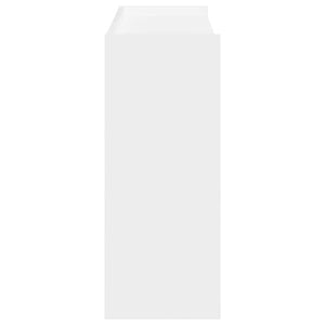 Ράφι παπουτσιών  Λευκό 80x25x81 cm Κατασκευασμένο ξύλο