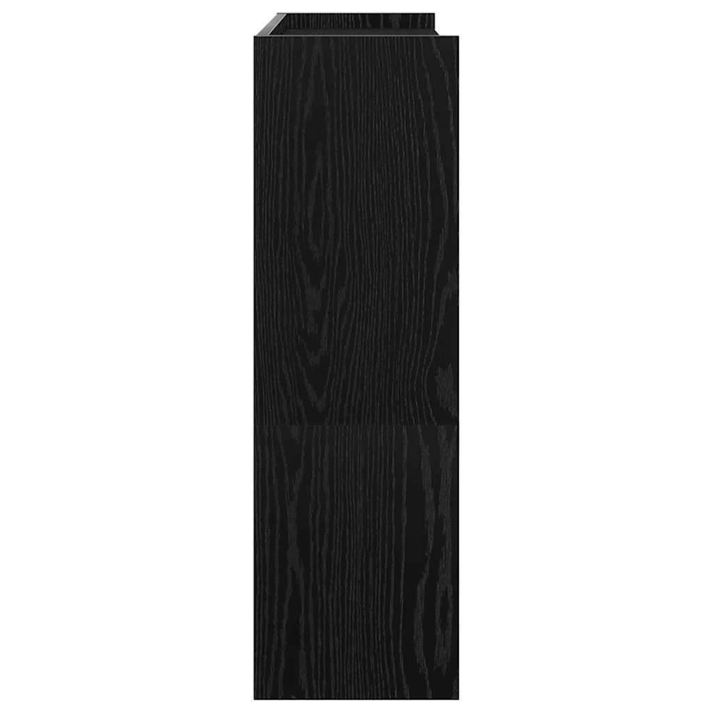 Ράφι παπουτσιών  Μαύρο 80x25x81 cm Κατασκευασμένο ξύλο - Pakobazaar