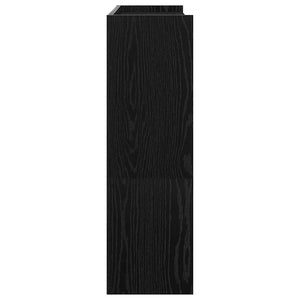 Ράφι παπουτσιών  Μαύρο 80x25x81 cm Κατασκευασμένο ξύλο - Pakobazaar