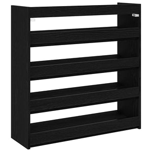Ράφι παπουτσιών  Μαύρο 80x25x81 cm Κατασκευασμένο ξύλο - Pakobazaar