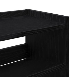 Ράφι παπουτσιών  Μαύρο 80x25x81 cm Κατασκευασμένο ξύλο - Pakobazaar