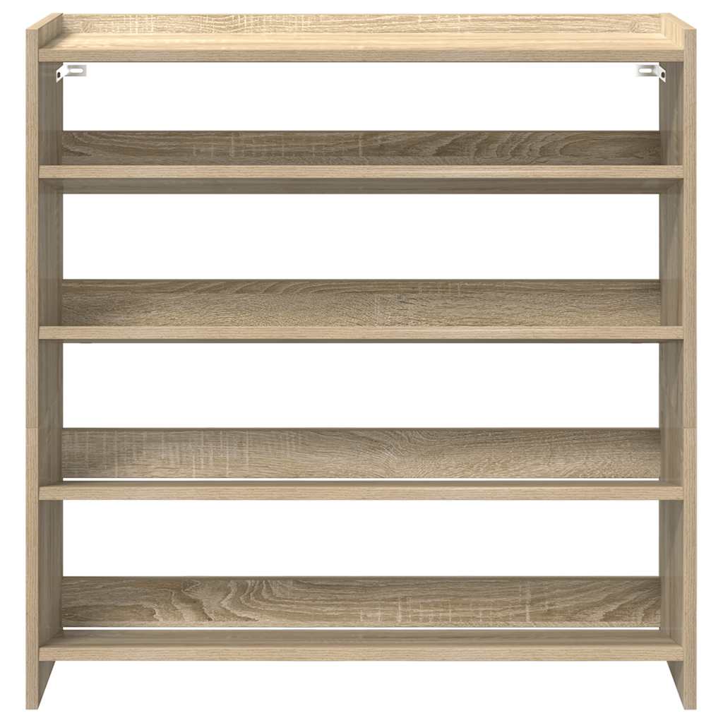 Ράφι παπουτσιών  Sonoma Oak 80x25x81 cm Κατασκευασμένο ξύλο - Pakobazaar