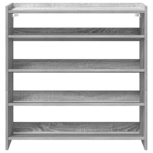 Ράφι παπουτσιών  Γκρι Sonoma 80x25x81 cm Κατασκευασμένο ξύλο