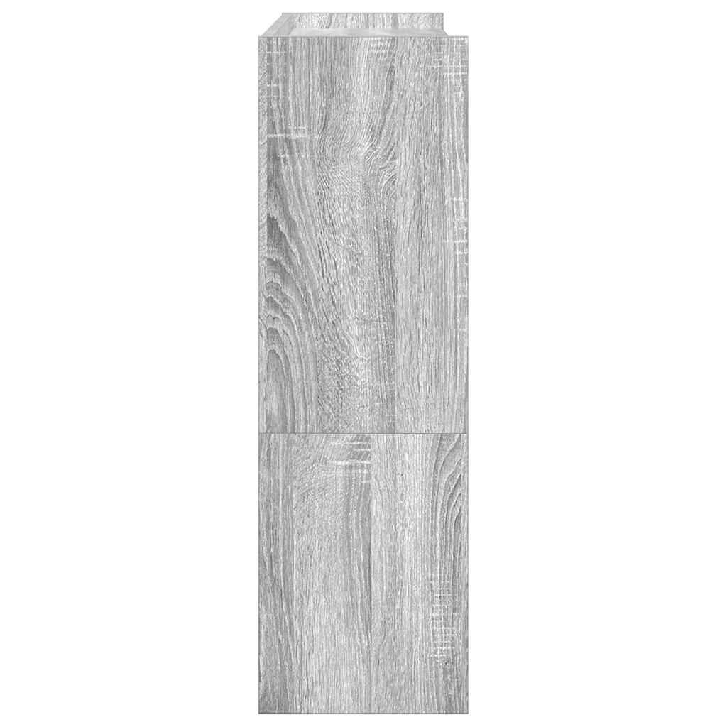 Ράφι παπουτσιών  Γκρι Sonoma 80x25x81 cm Κατασκευασμένο ξύλο