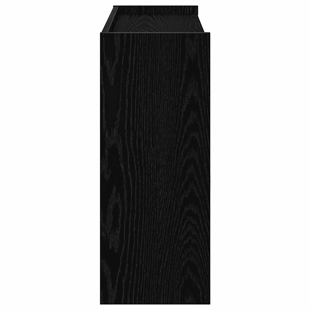 Ράφι παπουτσιών  Μαύρο 80x25x62 cm Κατασκευασμένο ξύλο - Pakobazaar