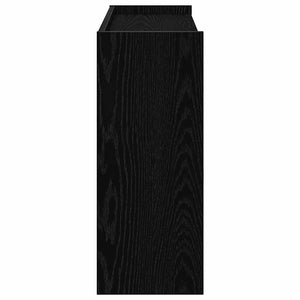 Ράφι παπουτσιών  Μαύρο 80x25x62 cm Κατασκευασμένο ξύλο - Pakobazaar