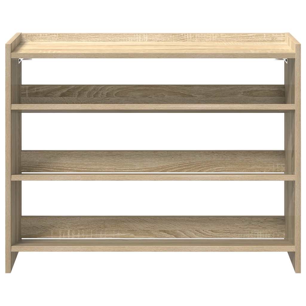 Ράφι παπουτσιών  Sonoma Oak 80x25x62 cm Κατασκευασμένο ξύλο - Pakobazaar