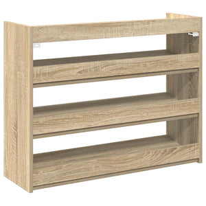 Ράφι παπουτσιών  Sonoma Oak 80x25x62 cm Κατασκευασμένο ξύλο - Pakobazaar