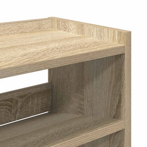Ράφι παπουτσιών  Sonoma Oak 80x25x62 cm Κατασκευασμένο ξύλο - Pakobazaar