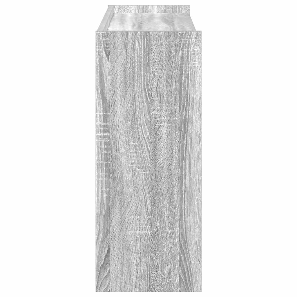 Ράφι παπουτσιών  Γκρι Sonoma 80x25x62 cm Κατασκευασμένο ξύλο - Pakobazaar