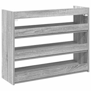 Ράφι παπουτσιών  Γκρι Sonoma 80x25x62 cm Κατασκευασμένο ξύλο - Pakobazaar